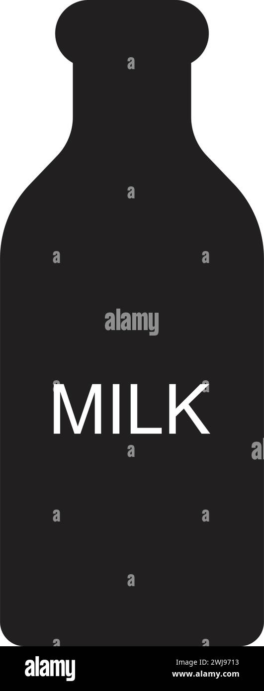 Milch-Symbol-Vektor-Illustration Design Stock Vektor