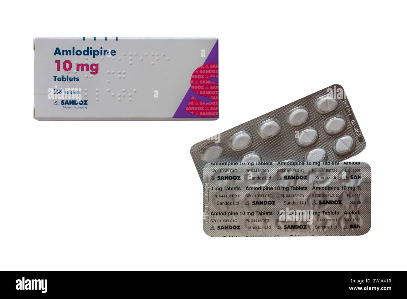 Amlodipin 10 mg Ausgeschnittene Stockfotos und -bilder - Alamy