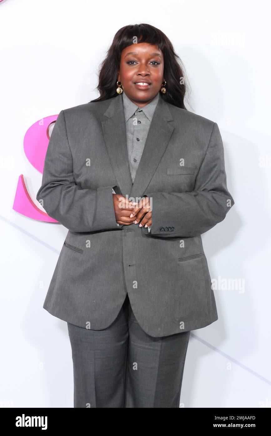 Lolly Adefope, Wicked Little Letters - European Premiere, Leicester Square, London, UK, 13. Februar 2024, Foto von Richard Goldschmidt Stockfoto