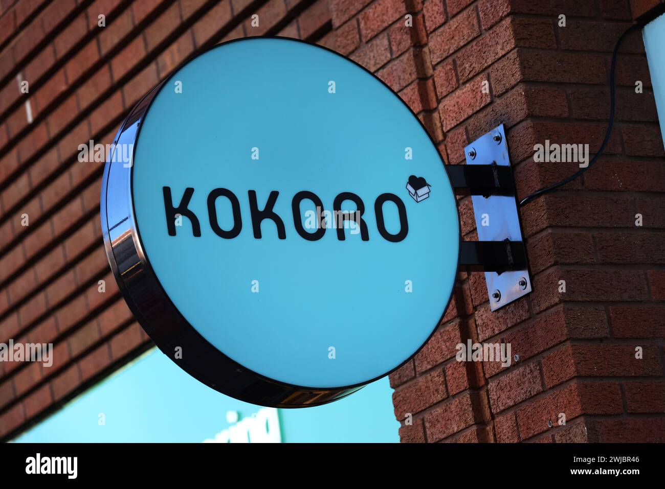 Allgemeine Ansichten eines Kokoro Restaurants in Portsmouth, Hampshire, Großbritannien. Stockfoto