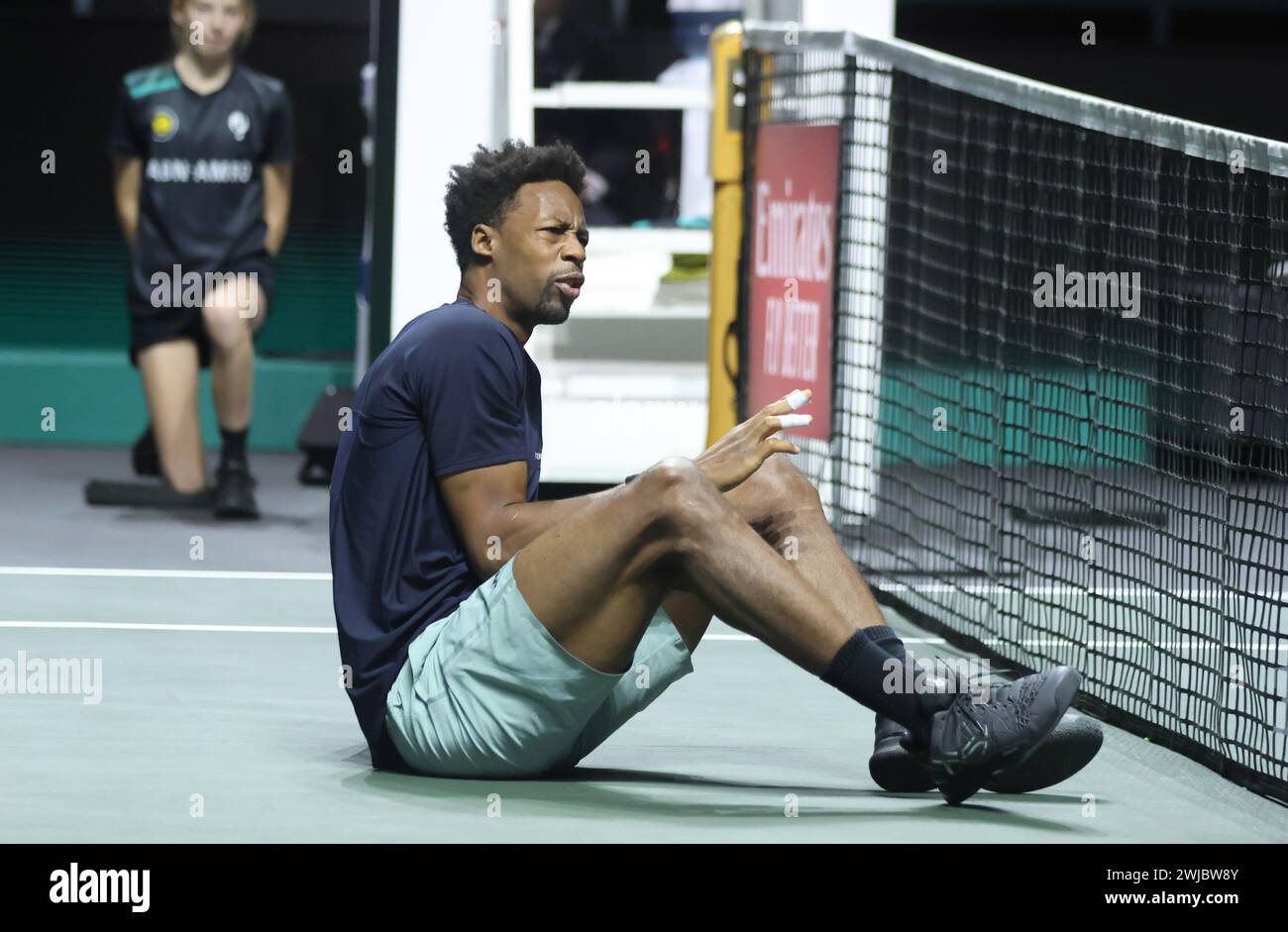 Rotterdam, Italien. Februar 2024. Rotterdam - Tennis Rotterdam, ABN AMRO Open, Gael Monfils aus Frankreich, 14. Februar 2024. Foto Felice Calabro' Editorial Usage Only Credit: Independent Photo Agency/Alamy Live News Stockfoto
