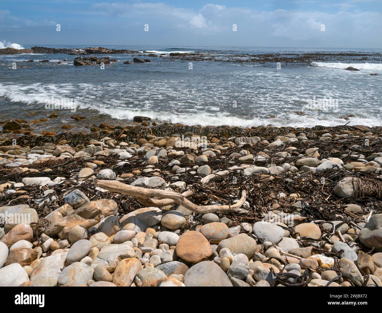 Arniston ist eine kleine Küstensiedlung an der Küste der Region Overberg in Südafrika Stockfoto