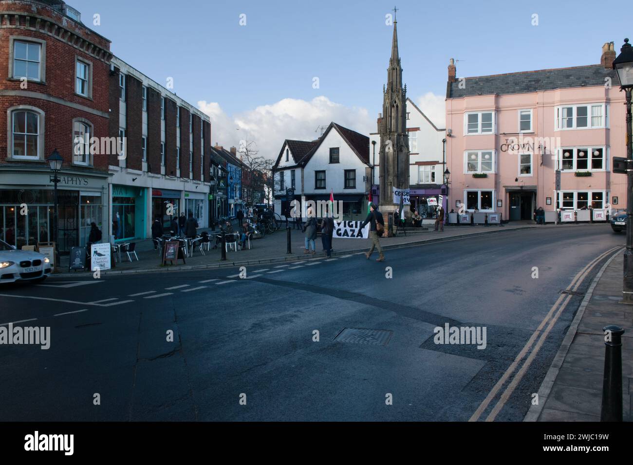 Das Market Cross, Glastonbury, Somerset, England Stockfoto