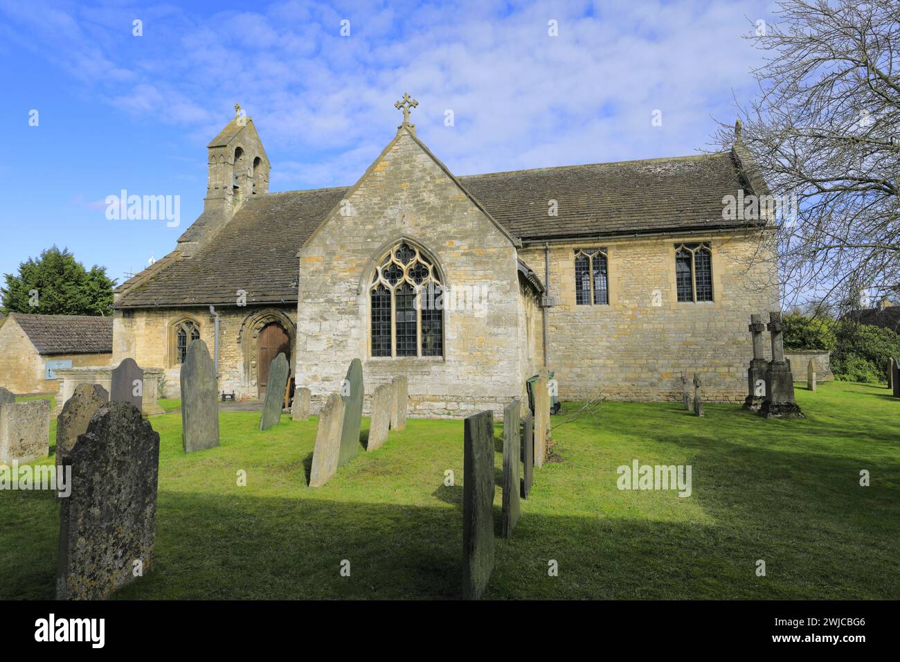 St. John the Baptist Church, South Witham Village, South Kesteven, Lincolnshire, England. Stockfoto
