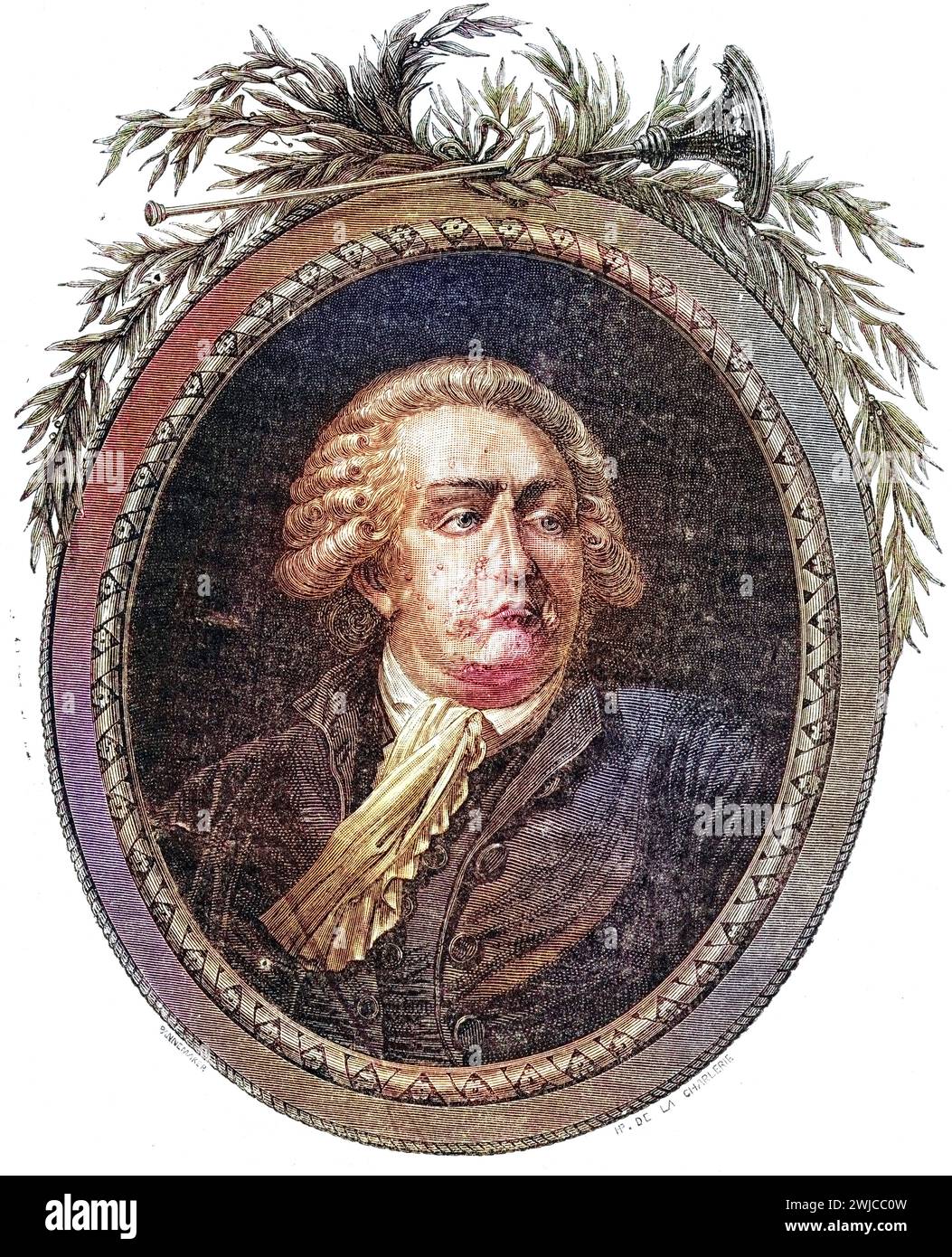 Honore Gabriel Victor de Riqueti, Comte de Mirabeau, seit dem Tod des Vaters am 13. Juli 1789 Marquis de Mirabeau geb. 9. März 1749 in Le Bignon bei N Stockfoto