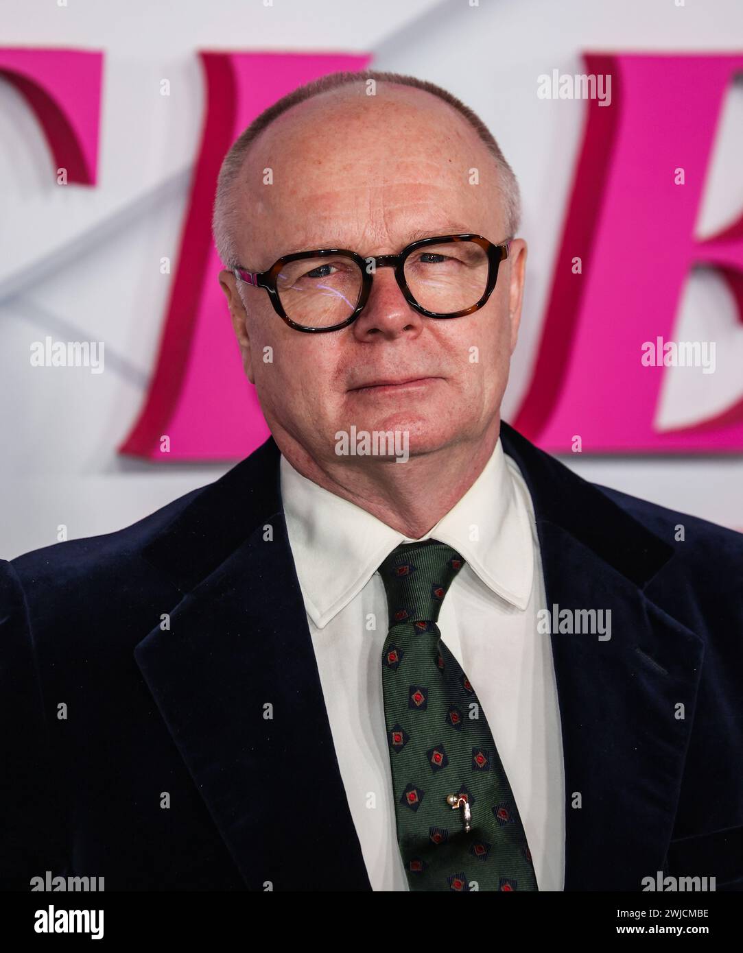 London, Großbritannien. Februar 2024. Jason Watkins nimmt an der europäischen Premiere von „Wicked Little Letters“ am Odeon Luxe Leicester Square in London Teil (Foto: Brett Cove/SOPA Images/SIPA USA) Credit: SIPA USA/Alamy Live News Stockfoto