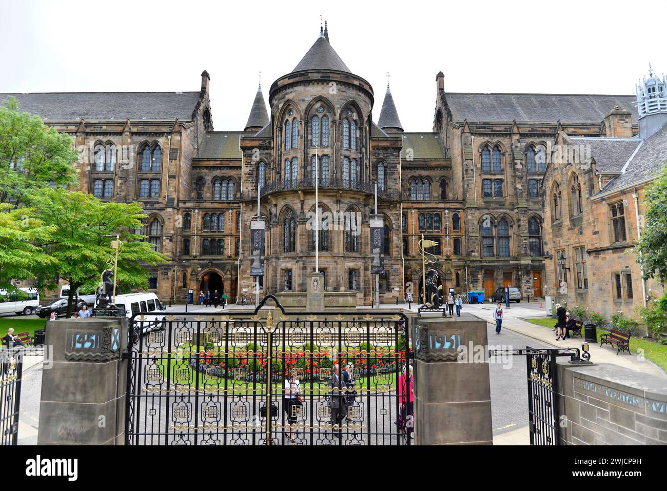 University of Glasgow, Glasgow, Schottland, Großbritannien Stockfoto