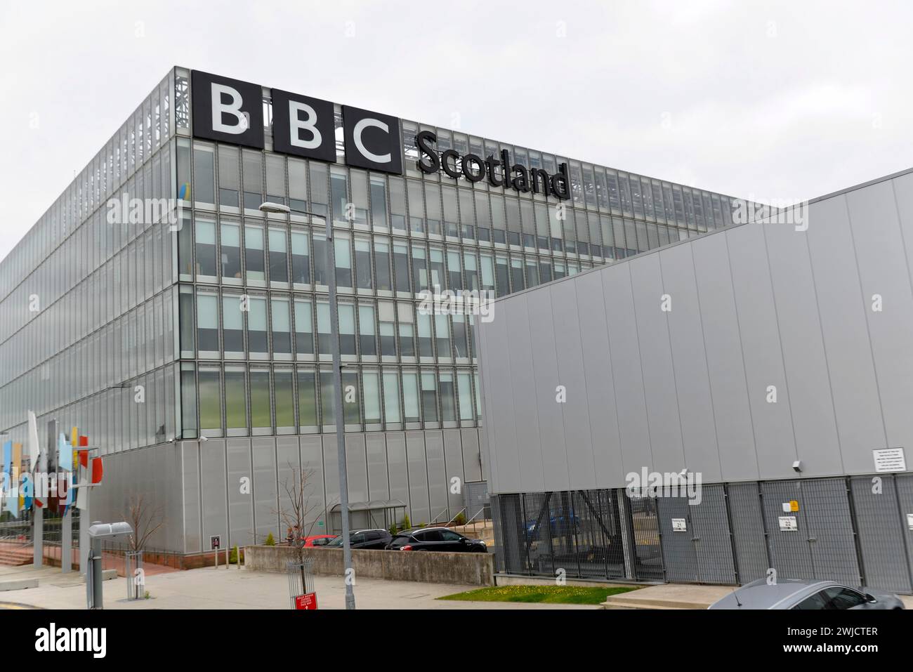 BBC Scotland, Glasgow, Schottland, Großbritannien Stockfoto