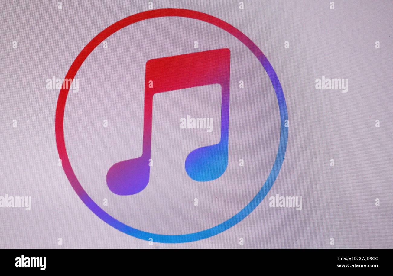 Logo/Markenname/Markenname: Apple iTunes, Berlin (nur für redaktionelle Verwendung. Keine Werbung. Referenzdatenbank: http://www.360-berlin.de. © Stockfoto