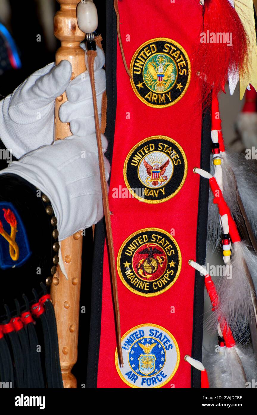 Sammeln von Oregons erste Nationen Powwow, Oregon State Fairgrounds, Salem, Oregon Stockfoto