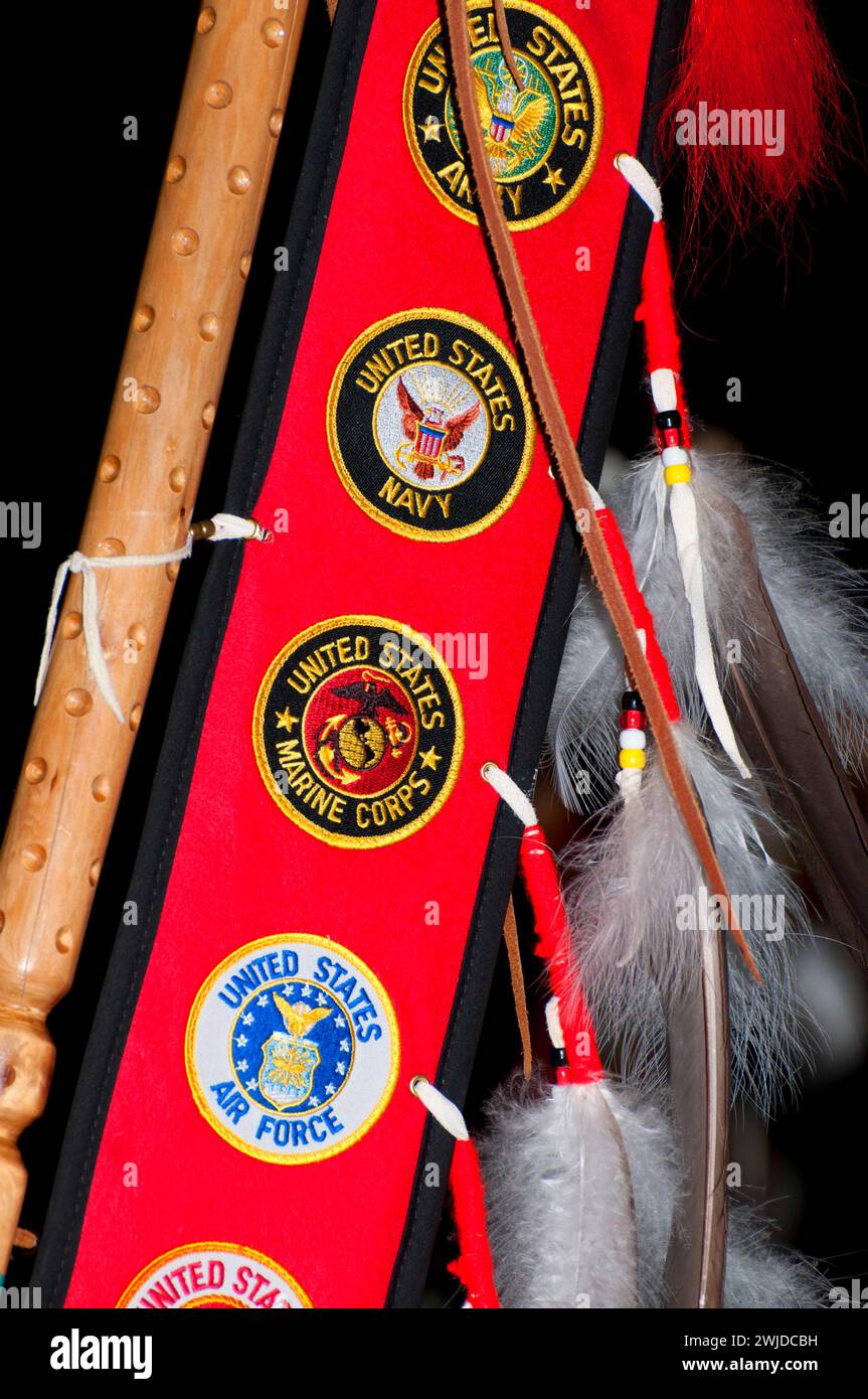 Sammeln von Oregons erste Nationen Powwow, Oregon State Fairgrounds, Salem, Oregon Stockfoto