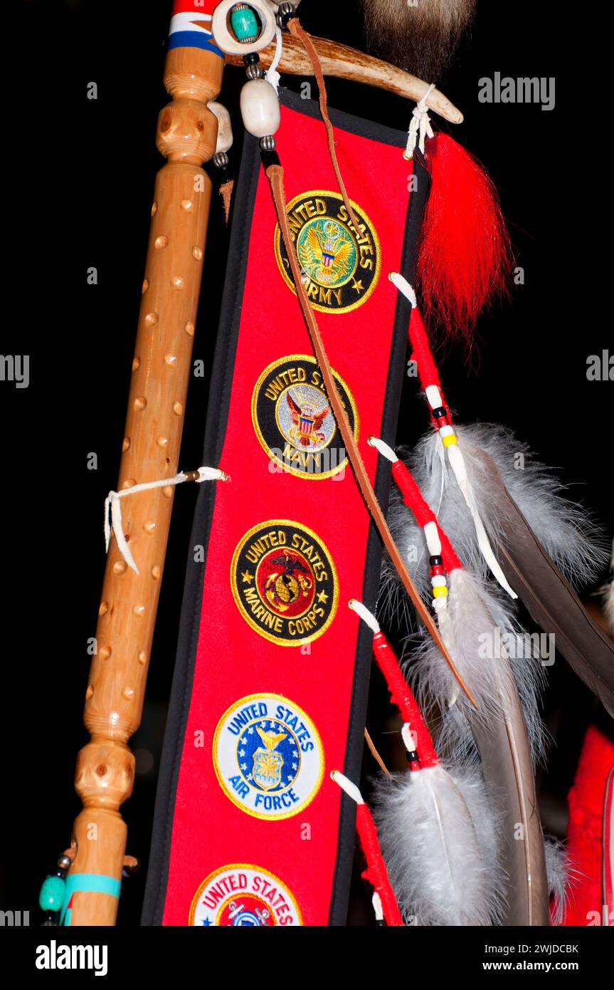Sammeln von Oregons erste Nationen Powwow, Oregon State Fairgrounds, Salem, Oregon Stockfoto