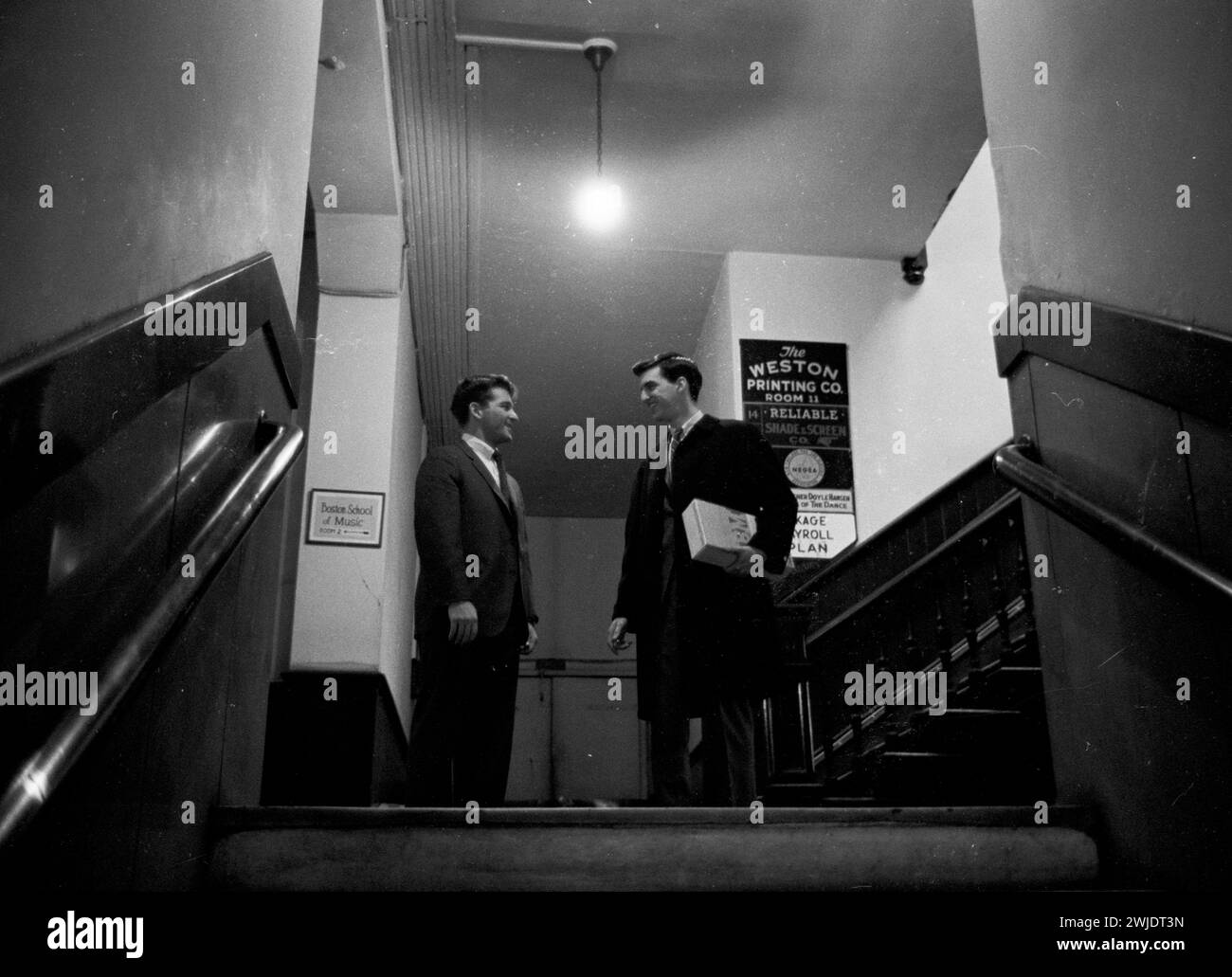 Jeff Tarr (links) und Douglas Ginsburg von Operation Match Stockfoto