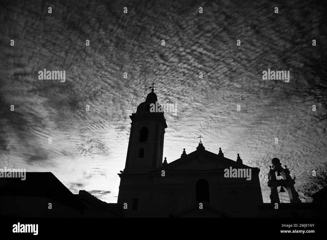 La Recoleta Friedhof im Stadtteil Recoleta von Buenos Aires, Argentinien. Es enthält die Gräber von bedeutenden Menschen, darunter Eva Perón. Stockfoto