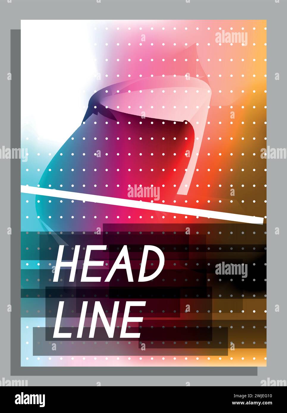 Vector abstrakte Flyer-Vorlage für Unternehmensunternehmen Stock Vektor