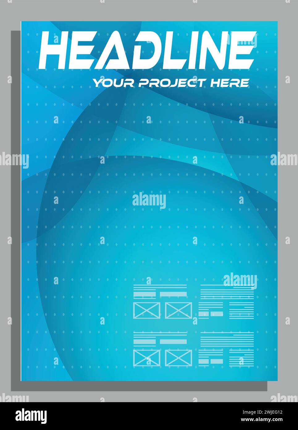 Vector abstrakte Flyer-Vorlage für Unternehmensunternehmen Stock Vektor