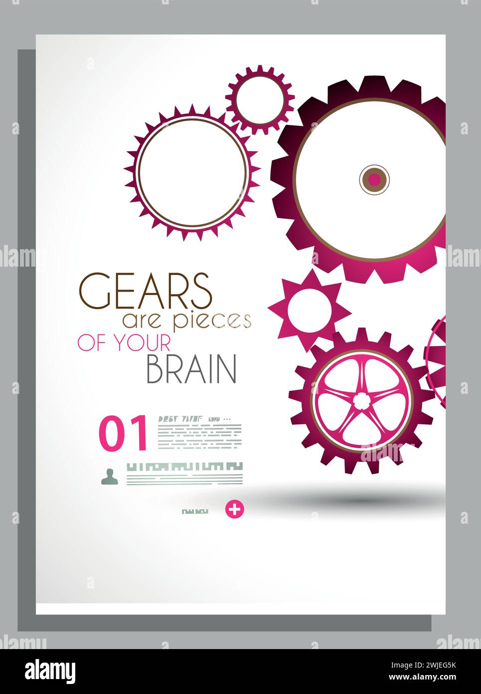 Vector abstrakte Flyer-Vorlage für Unternehmensunternehmen Stock Vektor