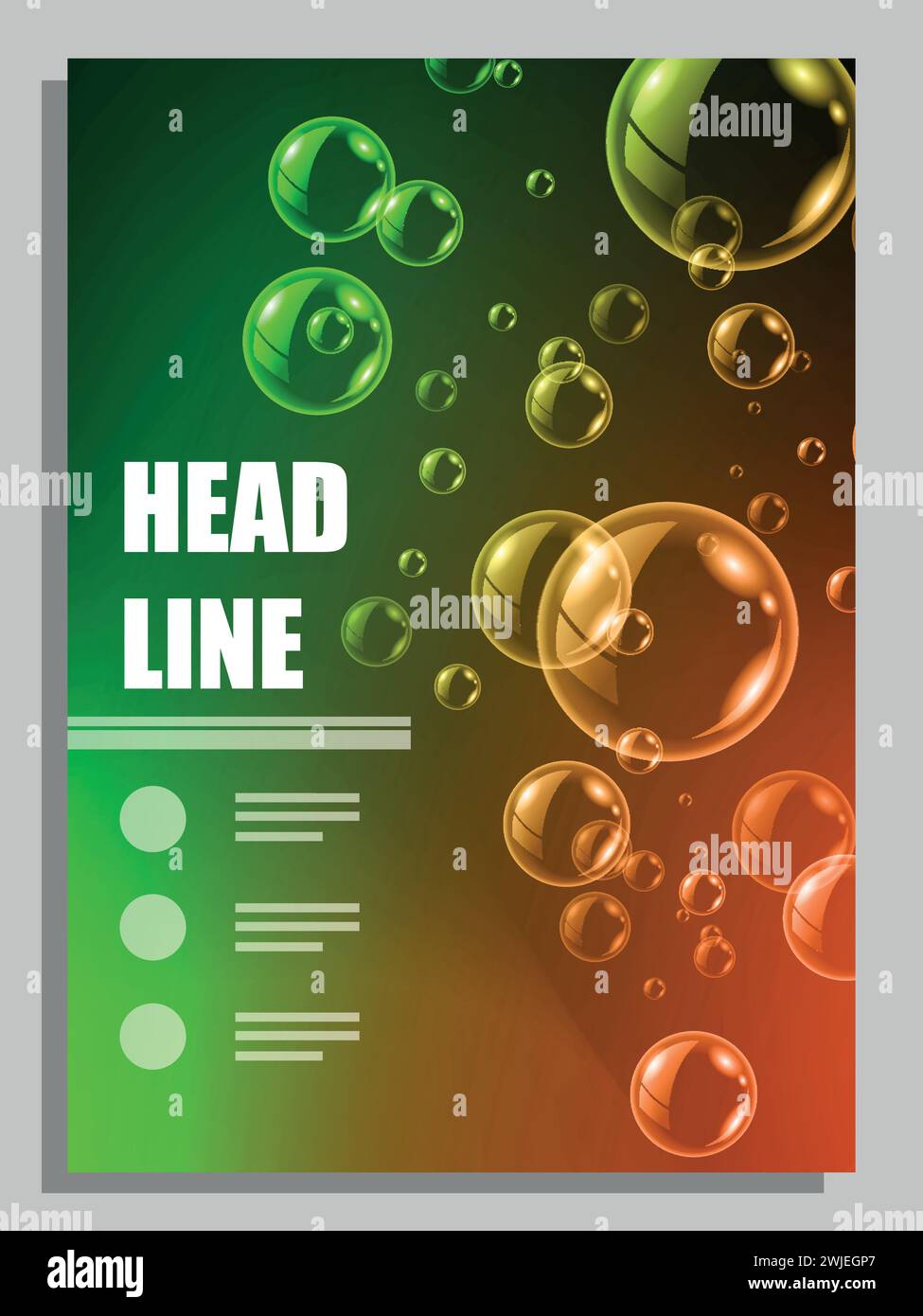 Vector abstrakte Flyer-Vorlage für Unternehmensunternehmen Stock Vektor