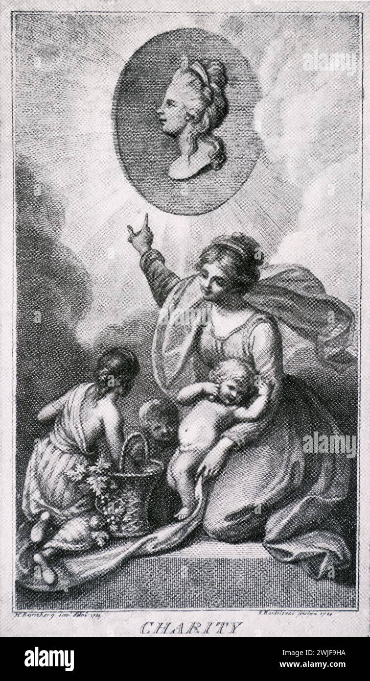 Wohltätigkeitsorganisation. Black and White Illustration from the Connoisseur, an Illustrated Magazine for Collectors Vol 3 (Mai-August 1902), veröffentlicht in London. Stockfoto