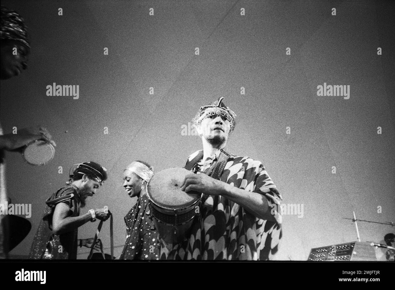 Philippe Gras / Le Pictorium - Sun Ra auf der Bühne. - 21/07/2013 - Frankreich / Alps Maritimes / Saint Paul de Vence - Sun Ra Arkestra Konzert in der Fondation Maeght, Saint Paul de Vence, 1970 Stockfoto