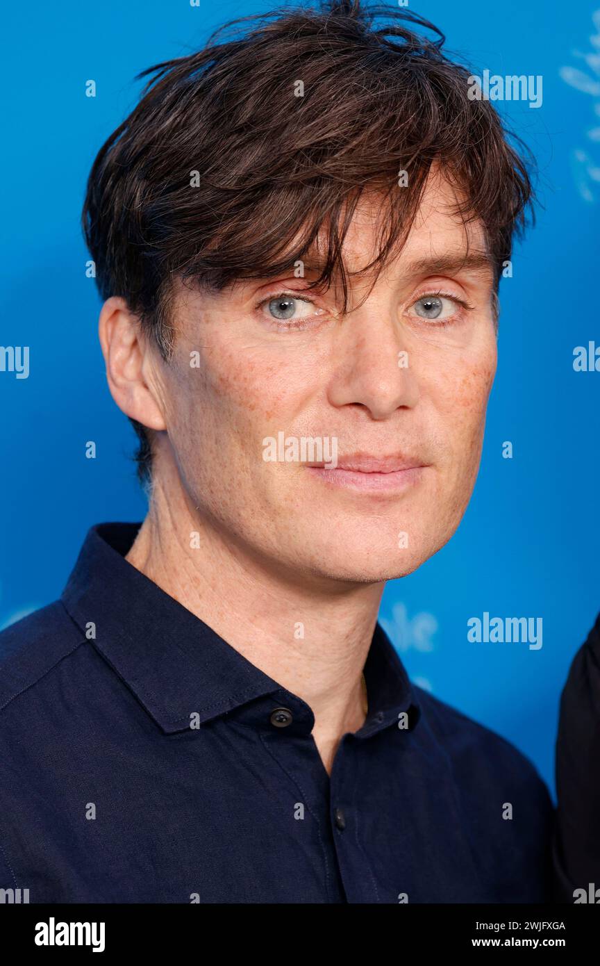 Cillian Murphy beim Photocall zum Kinofilm „Small Things like These / kleine Dinge wie diese“ auf der Berlinale 2024 / 74. Internationale Filmfestspiele Berlin im Hotel Grand Hyatt. Berlin, 15.02.2024 Stockfoto