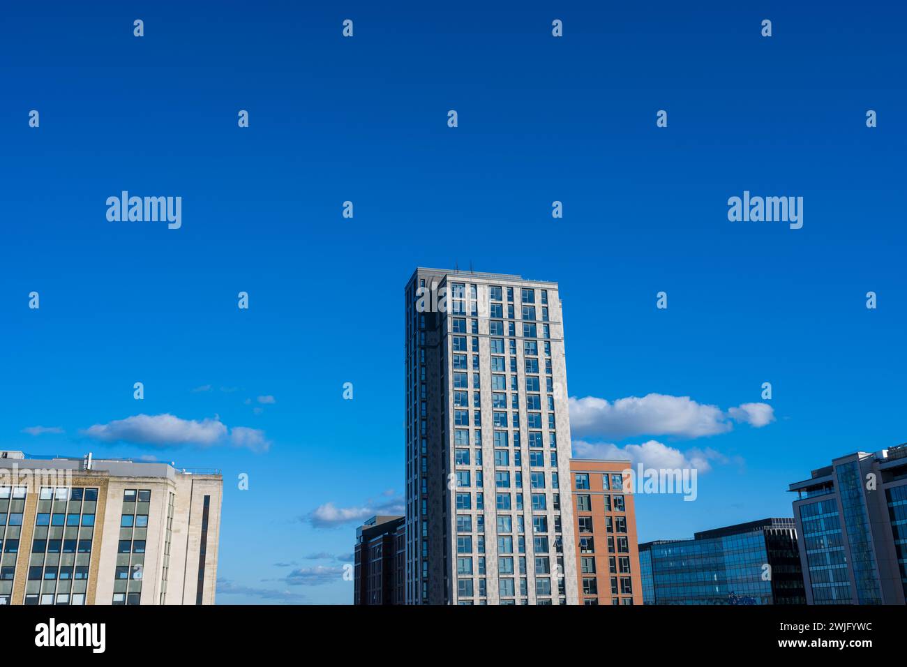 Thames Quarter, Build to Miet Apartment Building, Reading, Berkshire, England, Großbritannien, GB Stockfoto