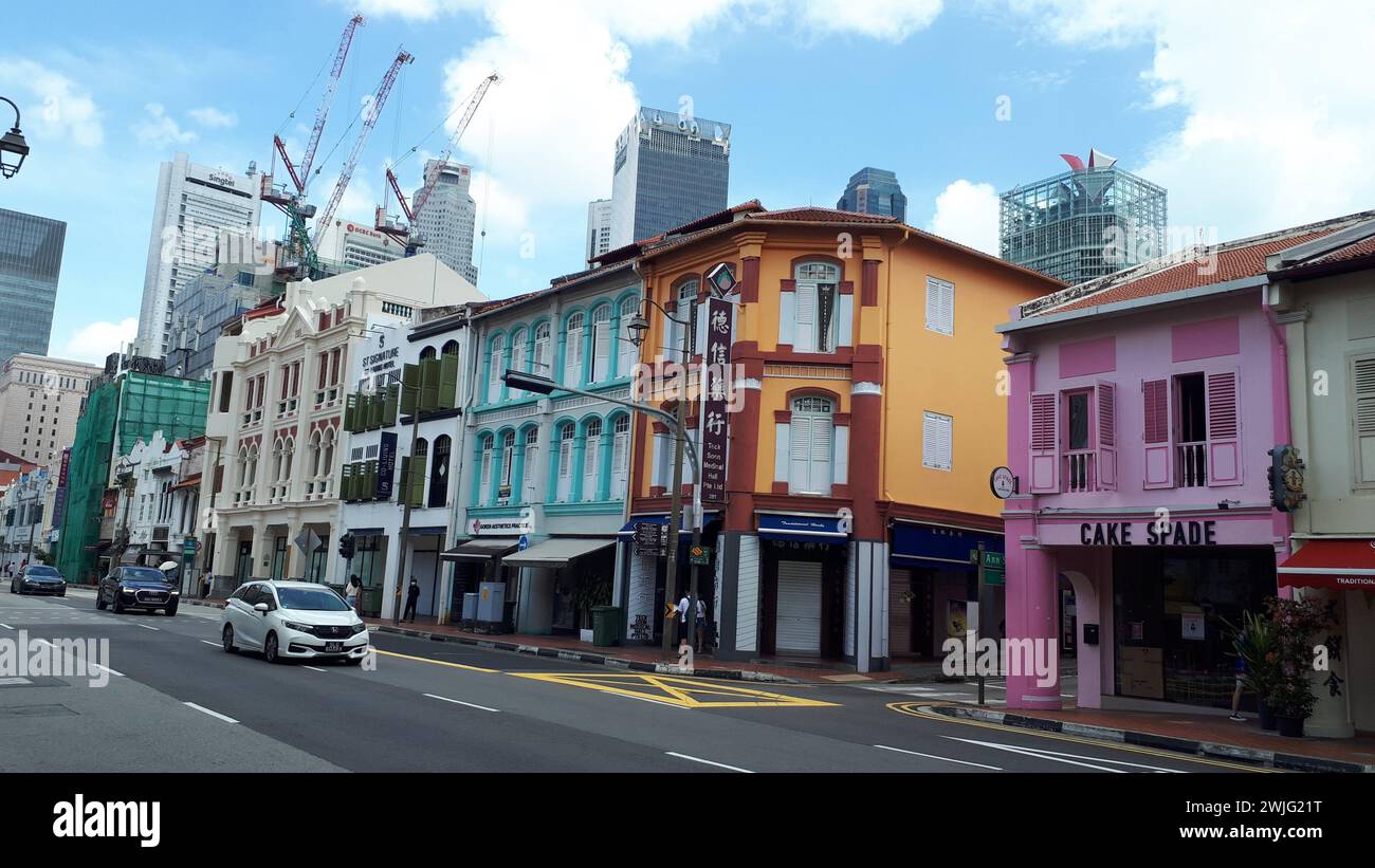 Chinatown in Singapur Stockfoto