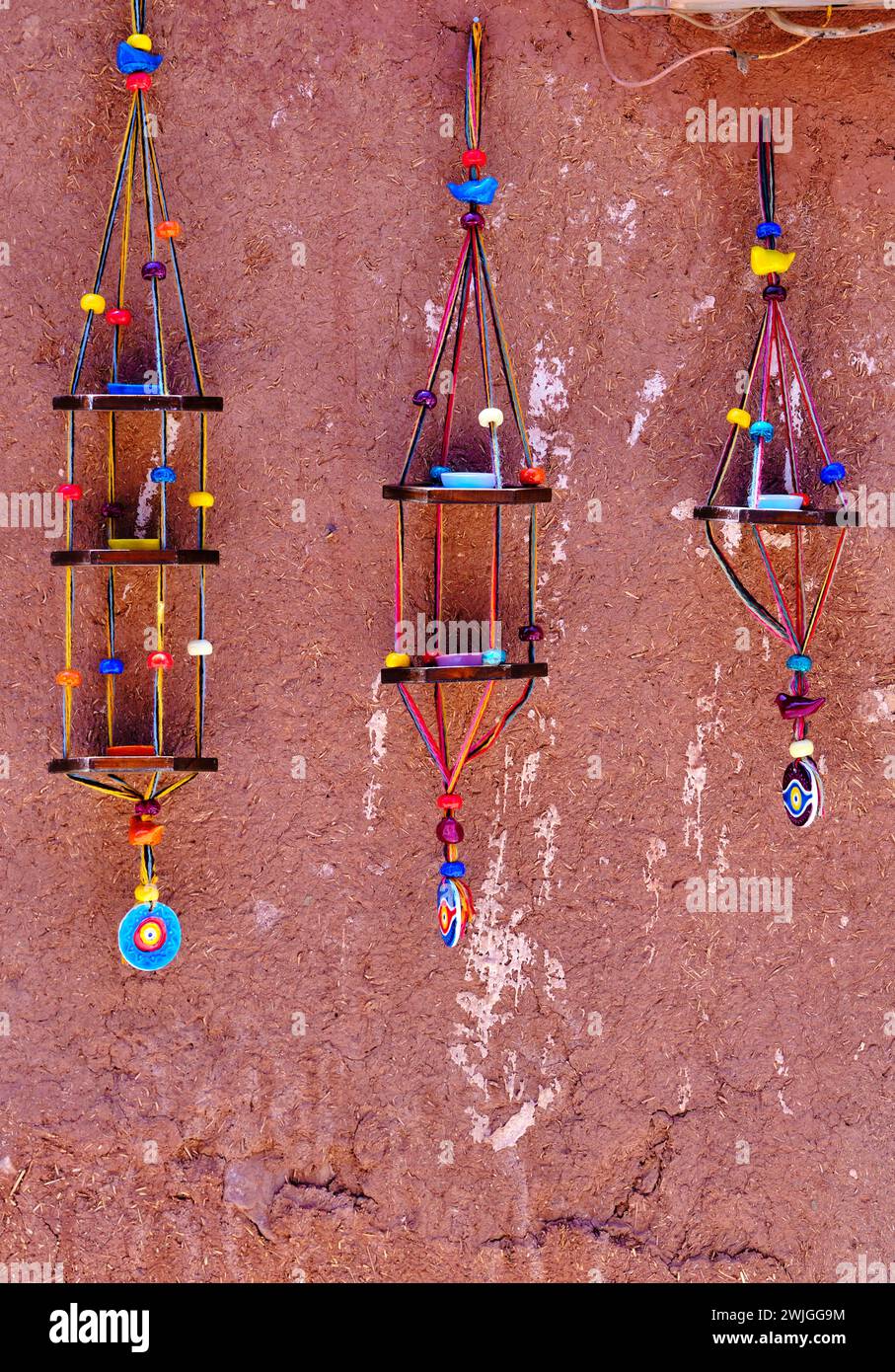 Abyaneh Village im iran, traditionelle Architektur des Abyaneh Village Stockfoto