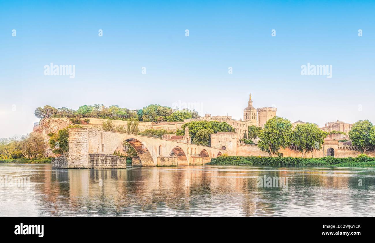 Avignon Altstadt Stadtbild in Frankreich Stockfoto