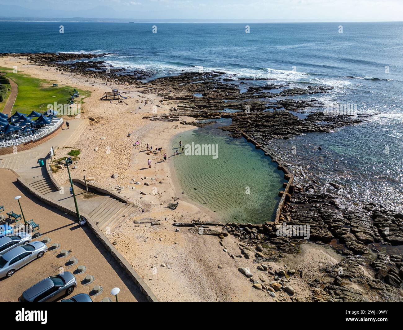 Getypoel, Gezeitenbecken in Mossel Bay, Western Cape Province, Garden Route, Südafrika Stockfoto