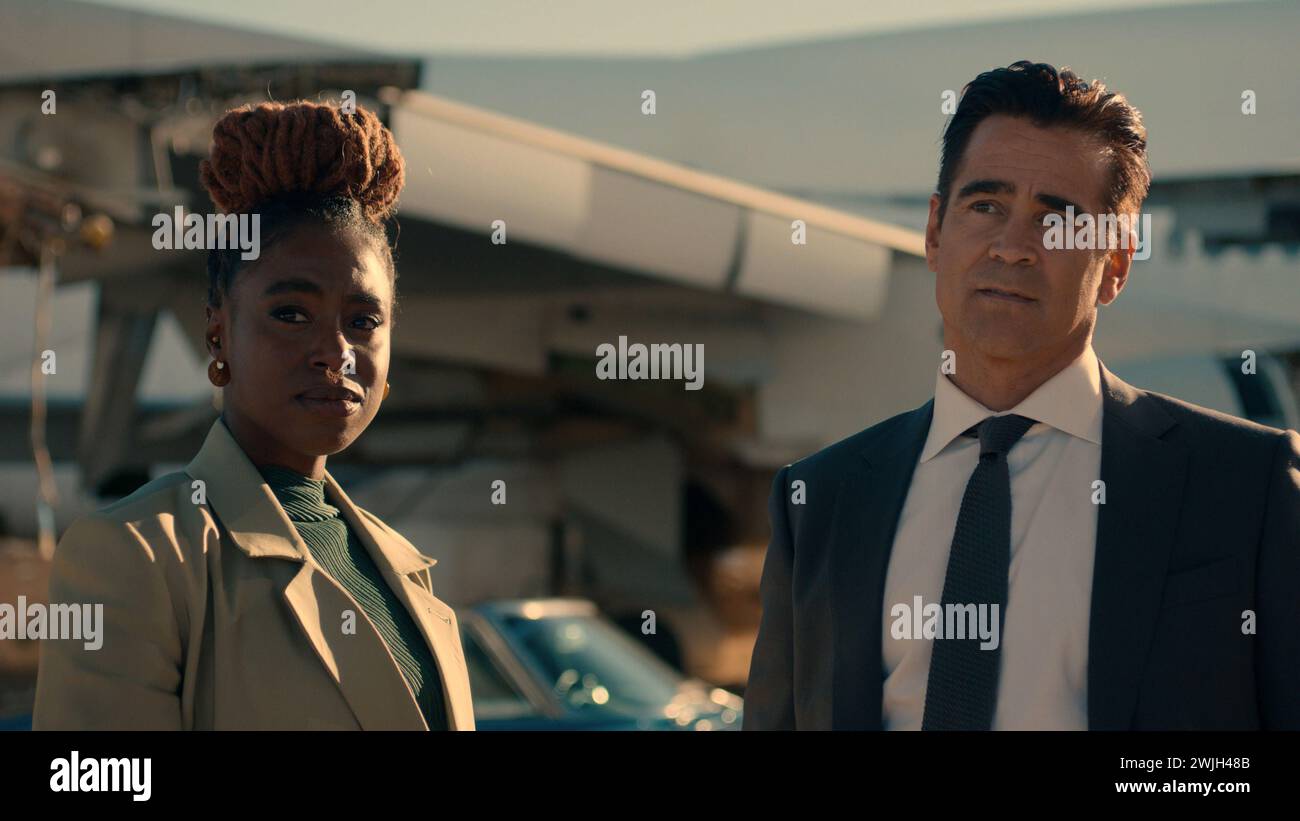 Sugar Kirby & Colin Farrell Stockfoto