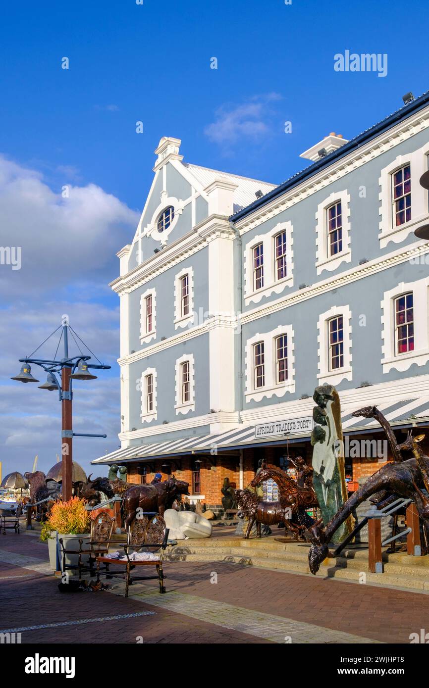 African Trading Port Shop, Le Cap, ehemaliges Rathaus, im Hafen- und Hafenviertel, Victoria & Alfred Waterfront, Kapstadt, Kapstadt Stockfoto