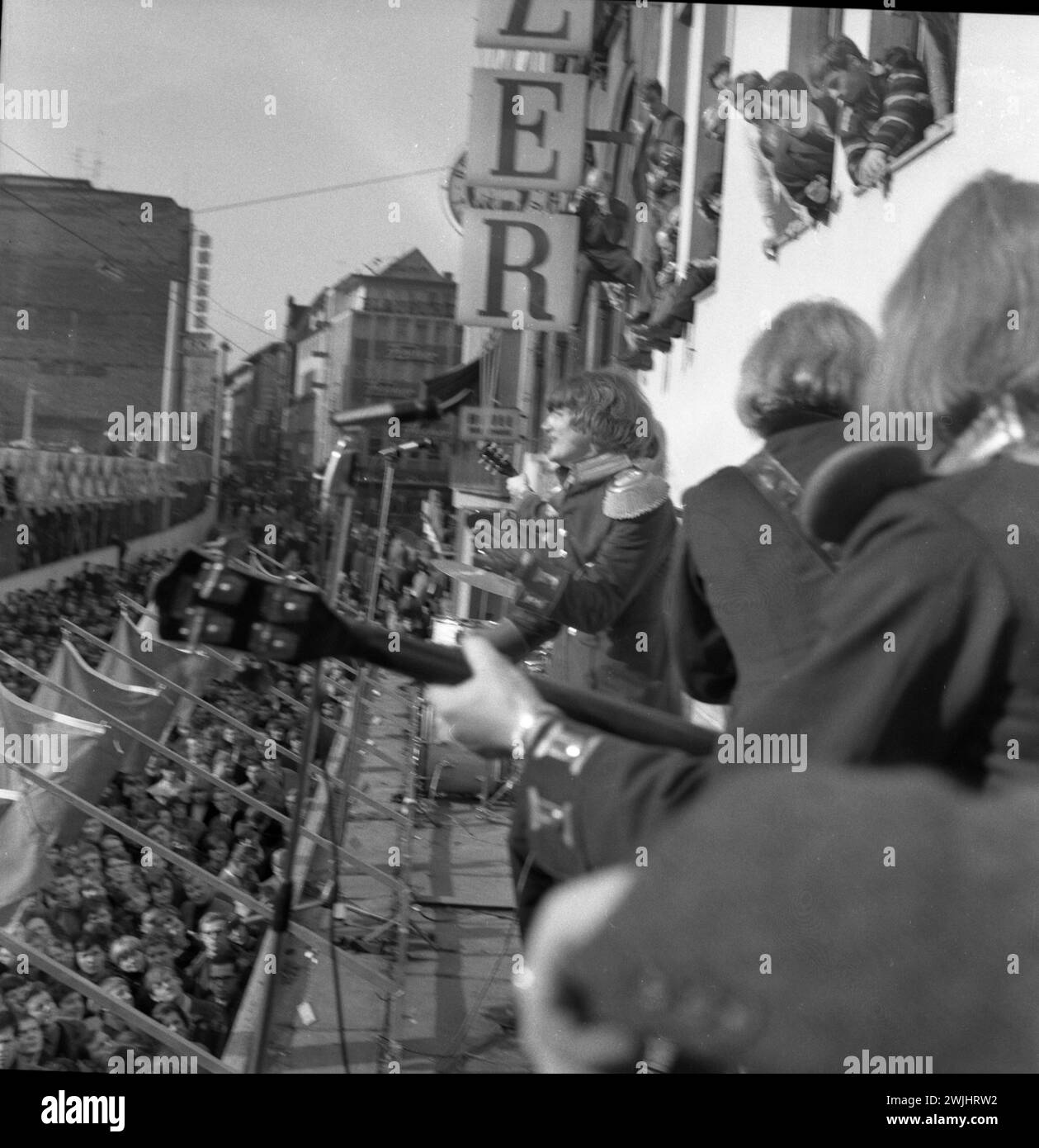 DEU, Deutschland, Dortmund: Persönlichkeiten aus Politik, Wirtschaft und Kultur aus den 50er Jahren Dortmund. Musiker aus der berühmten Gruppe The Lords Performing Stockfoto