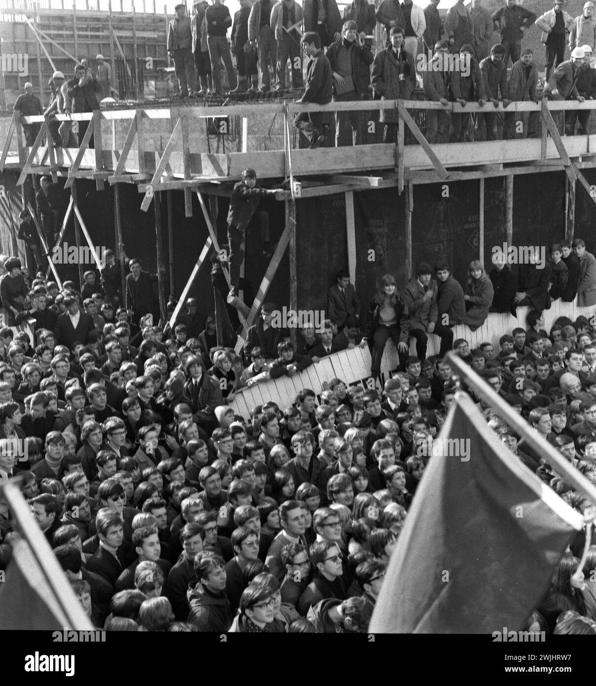 DEU, Deutschland, Dortmund: Persönlichkeiten aus Politik, Wirtschaft und Kultur aus den 50er Jahren Dortmund. Musiker aus der berühmten Gruppe The Lords Performing Stockfoto