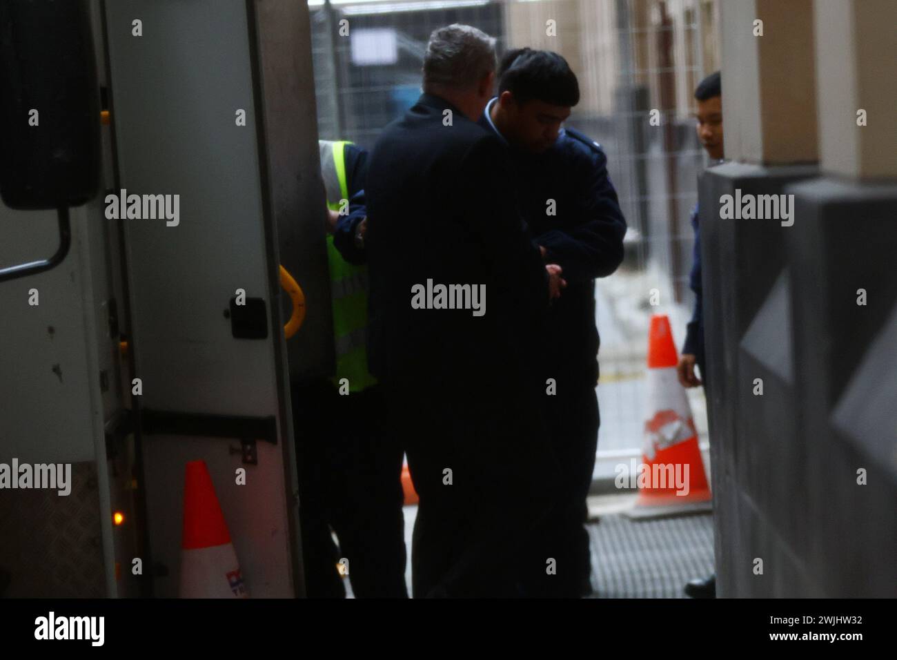 Melbourne, Australien. Februar 2024. GRG Lynn trifft am Freitag, 16. Februar 2024, am Melbourne Supreme Court ein. (AAP Image/Con Chronis) KEIN ARCHIVIERUNGSGUTHABEN: Australian Associated Press/Alamy Live News Stockfoto