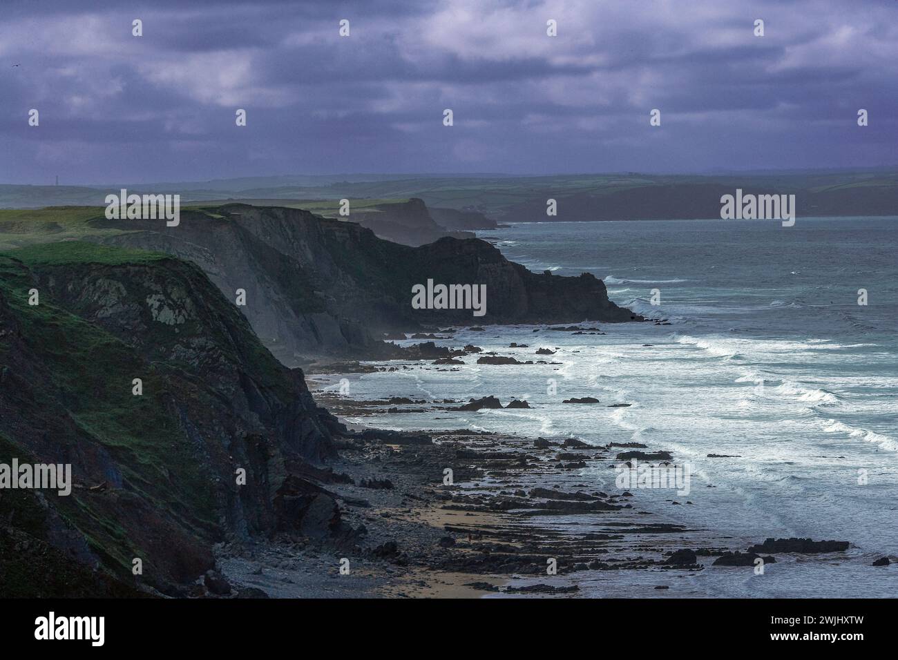 Die Seven Sisters Cliffs in Sussex, Vereinigtes Königreich Stockfoto