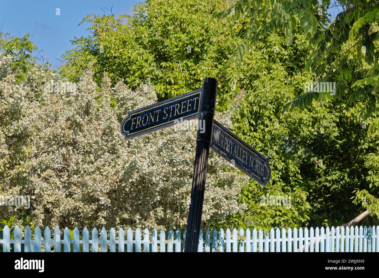 GRAND TURK, TURKS AND CAICOS - 17. Januar 2024: Grand Turk ist die Hauptstadt des Turks und Caicos Archipels. Es ist ein bedeutendes Kreuzfahrtschiff geworden Stockfoto