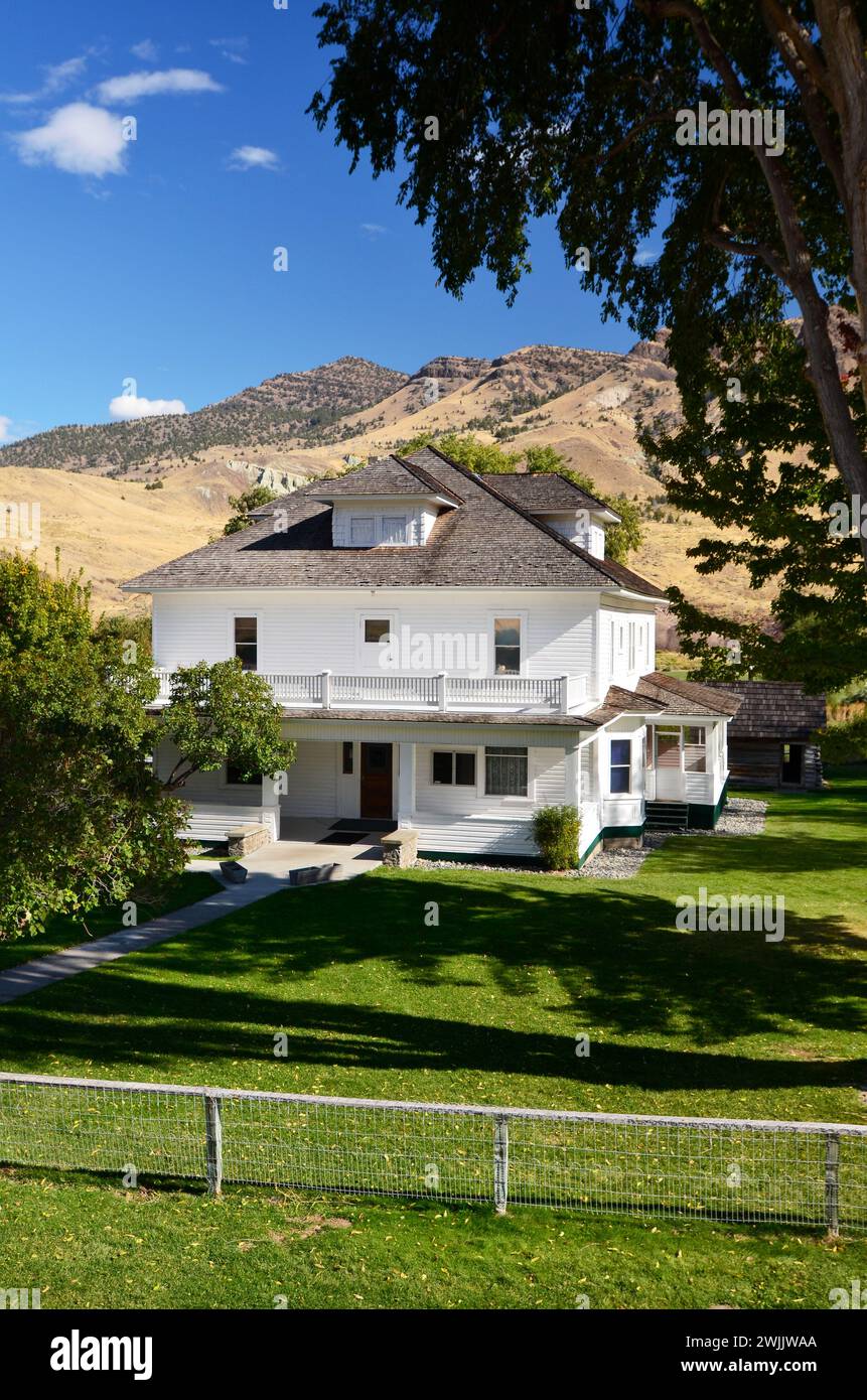 Cant Ranch Historic Home & Museum, John Day Fossil Beds N.M., Oregon. Stockfoto
