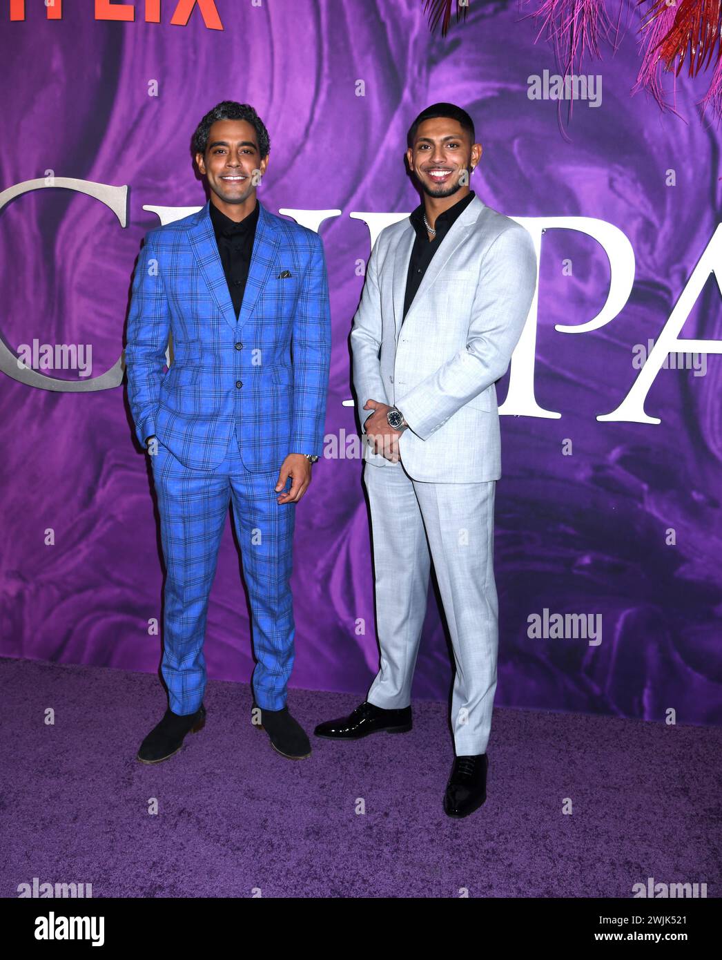 15. Februar 2024, New York, New York, USA: Nick Sagar und Sean Sagar nehmen an der New Yorker Premiere von Tyler Perry's „MEA Culpa“ im Plaza Hotel in New York Teil. (Credit Image: © Photo Image Press via ZUMA Press Wire) NUR REDAKTIONELLE VERWENDUNG! Nicht für kommerzielle ZWECKE! Stockfoto