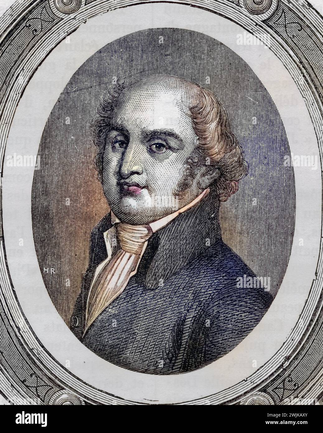Charles-Gilbert Romme (geb. 26. März 1750 in Riom; am. 17. Juni 1795 in Paris) war Mathematiker und ein Politiker während der Französischen Revolution, Historisch, digital restaurierte Reproduktion von einer Vorlage aus dem 19. Jahrhundert, Datum nicht angegeben Stockfoto