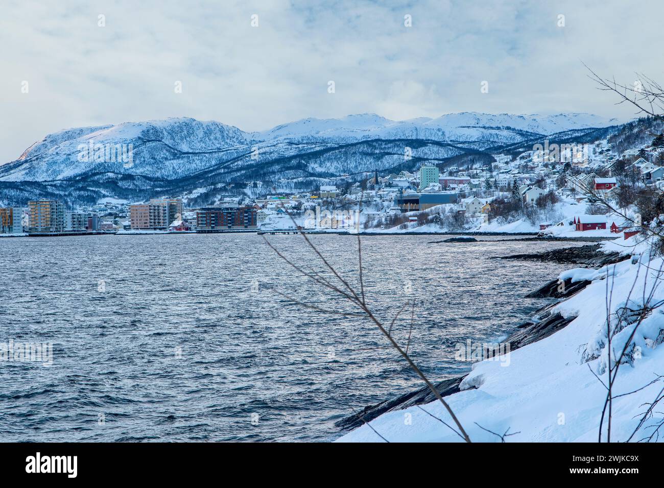 Harstad, Norwegen Stockfoto