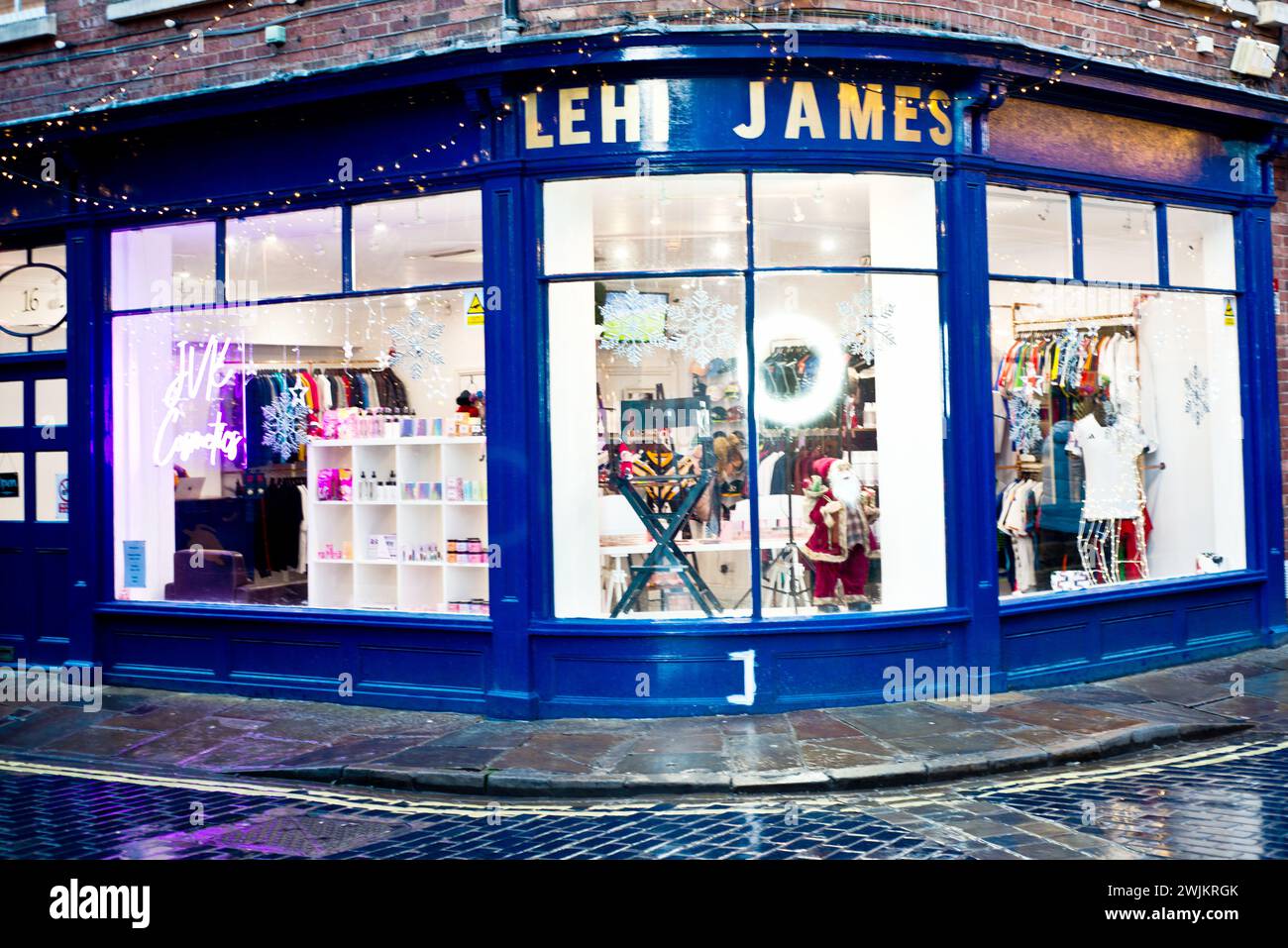 Lehi James, Little Stonegate, York, Yorkhire, England Stockfoto