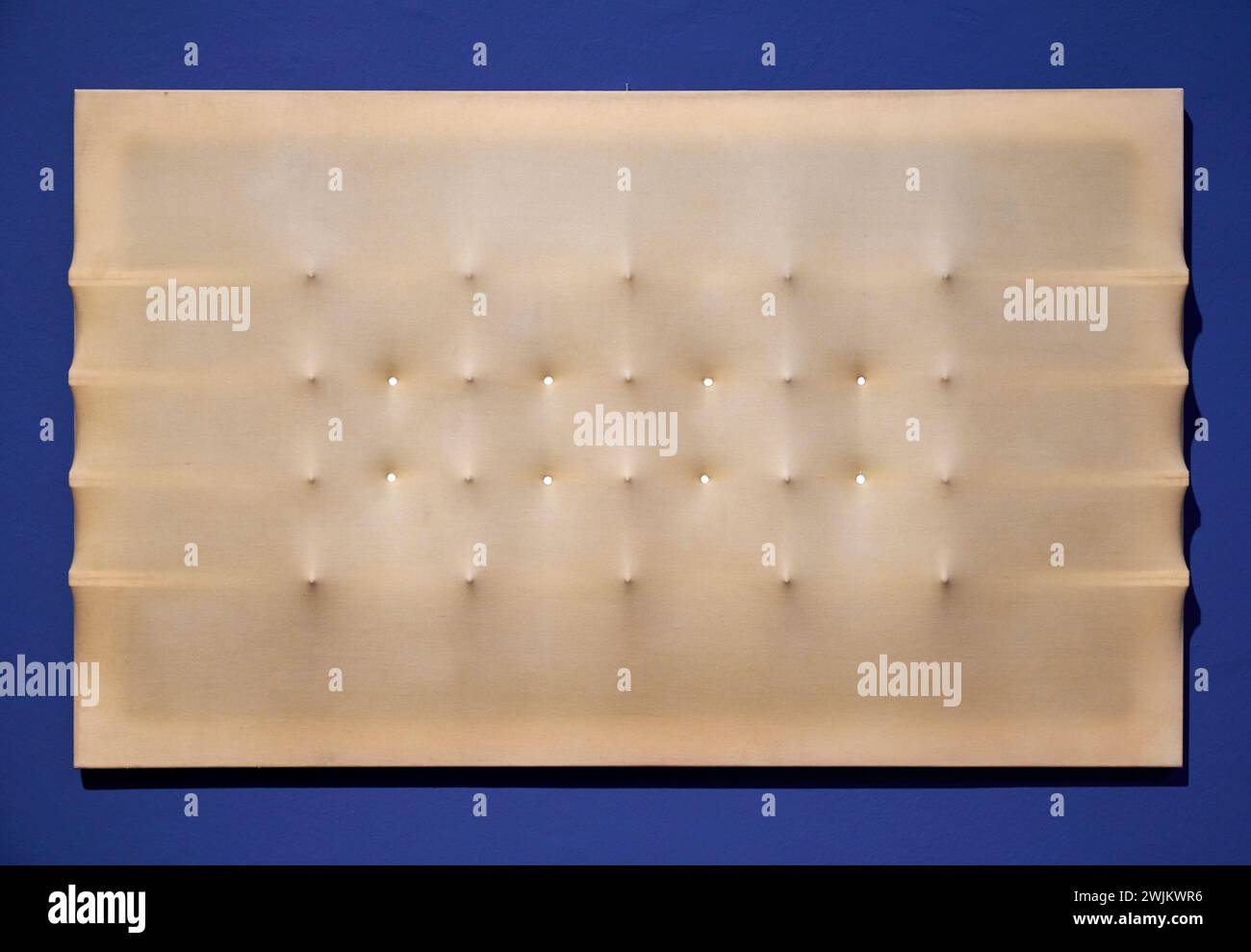 Concetto spaziale - Macquarello su carta assorbente - Lucio Fontana - 1968 - Bergamo , Galleria d'Arte Moderna e Contemporanea Stockfoto
