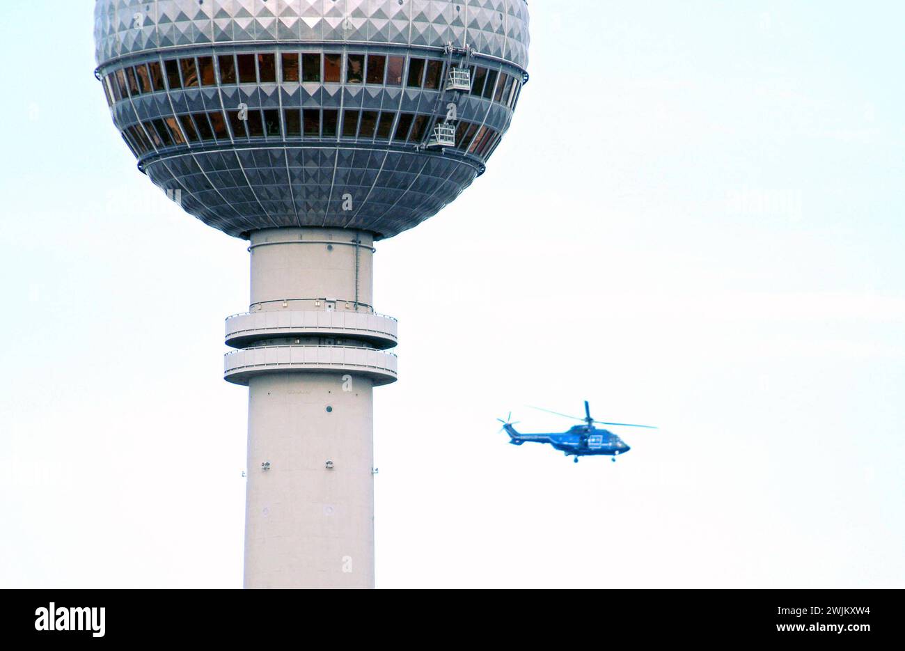 Bundespolizei sichert Luftraum für Staatsbesuche *** Bundespolizei sichert Luftraum für Staatsbesuche ab Stockfoto