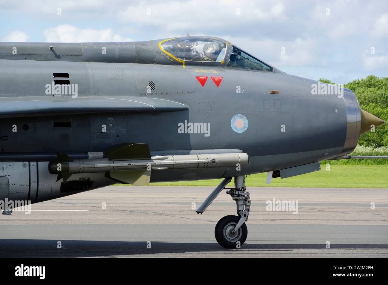 Lightning F6, XR728, Bruntingthorpe, England, Vereinigtes Königreich. Stockfoto