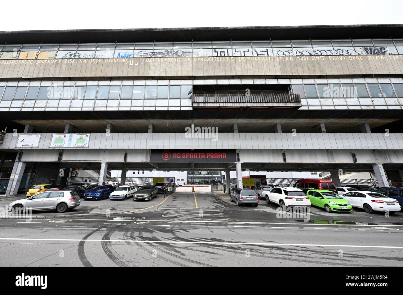 Das große Strahov-Stadion in Prag, Tschechische Republik, 15. Februar 2024. (CTK Foto/Michal Krumphanzl) Stockfoto
