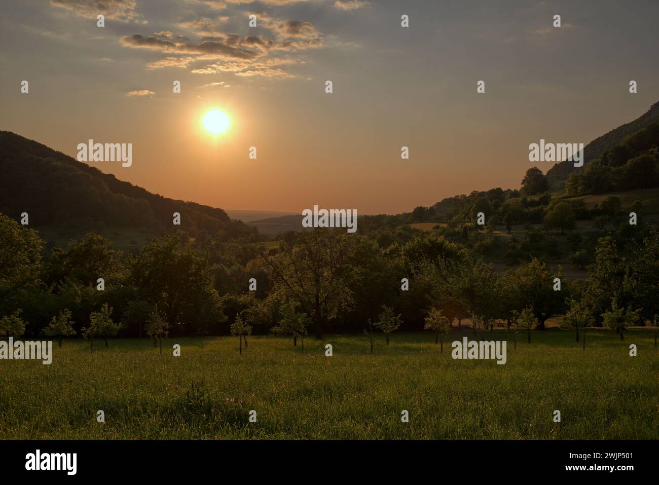 Der tatsächliche Klimawandel in Europa Stockfoto