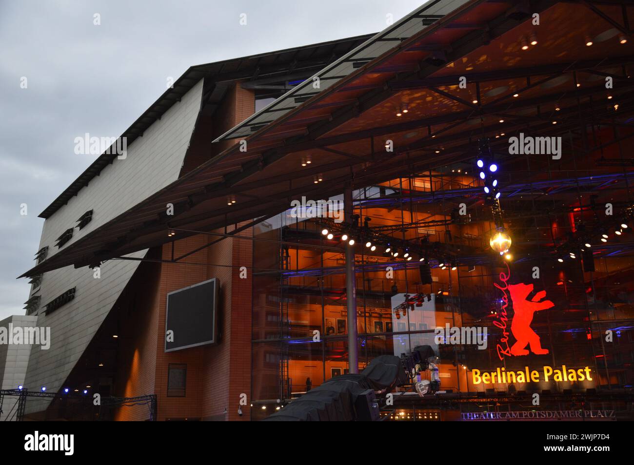 Berlin, Deutschland - 16. Februar 2024 - Berlinale 2024 - Internationale Filmfestspiele. (Foto: Markku Rainer Peltonen) Stockfoto