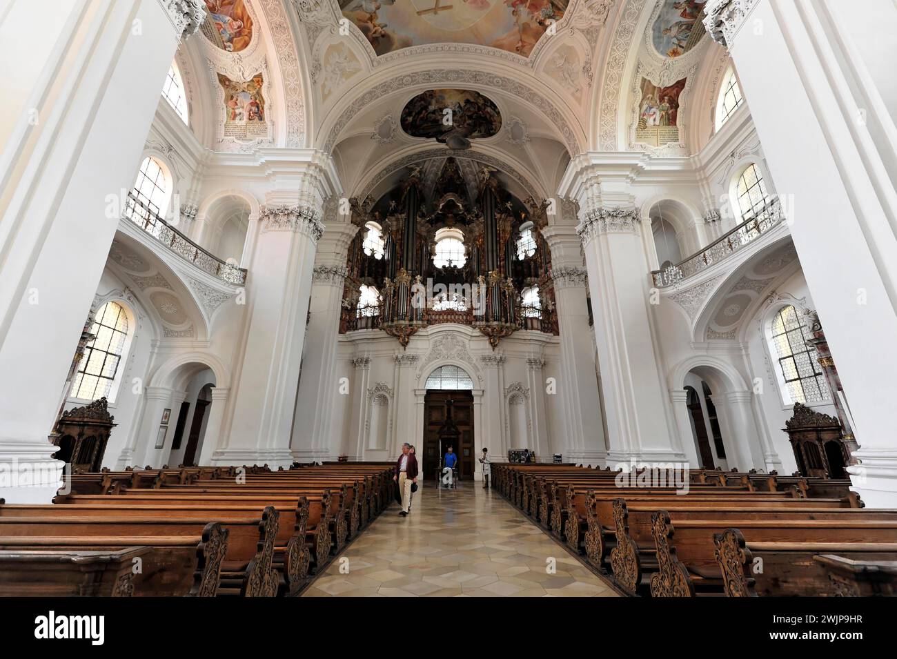 St.-Martin-Basilika in Weingarten, Bezirk Ravensburg, Baden-Württemberg, Deutschland Stockfoto