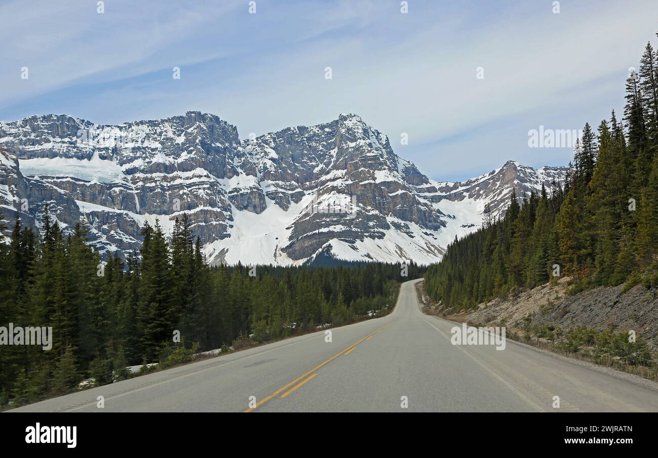Icefield Parkway, Kanada Stockfoto